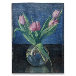 Mid 20th-century Dutch Floral Still Life Painting