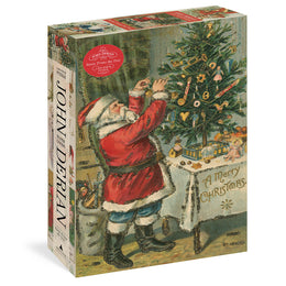 Santa Trims Tree