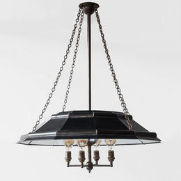 Robert Ogden Mirrored Chandeliers