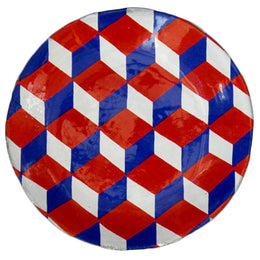 Tricolore Cube Saucer