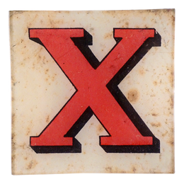 Block Letter X