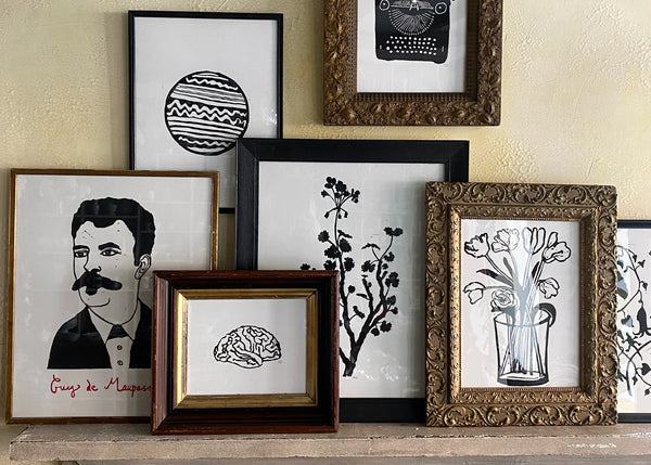 Hugo Guinness Linocut Prints