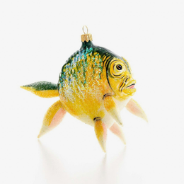 Green & Yellow Fish Ornament