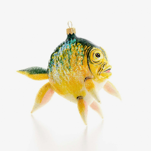 Green & Yellow Fish Ornament