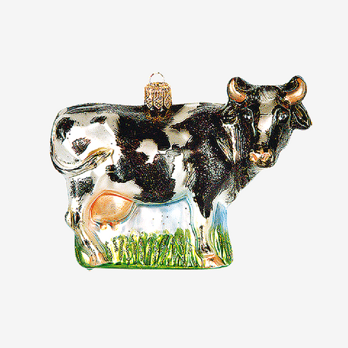 Black Cow Ornament