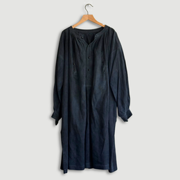19th-century French Indigo Smock (#S-01)