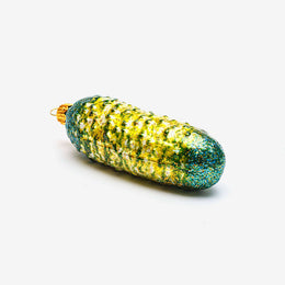Pickle with Glitter Ornament
