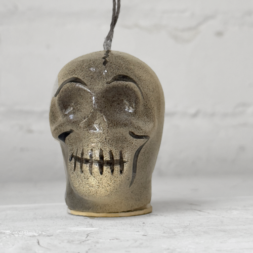 Nostalgic Small Papier-Mâché Skull Candy Box