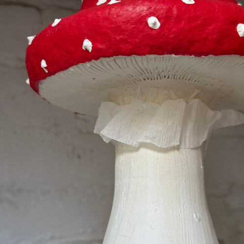 Handmade Wooden Mushroom Creation (#10) by Crystal Sloan