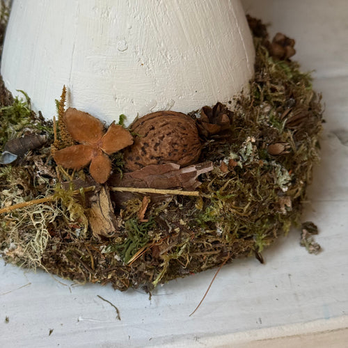 Handmade Wooden Mushroom Creation (#10) by Crystal Sloan
