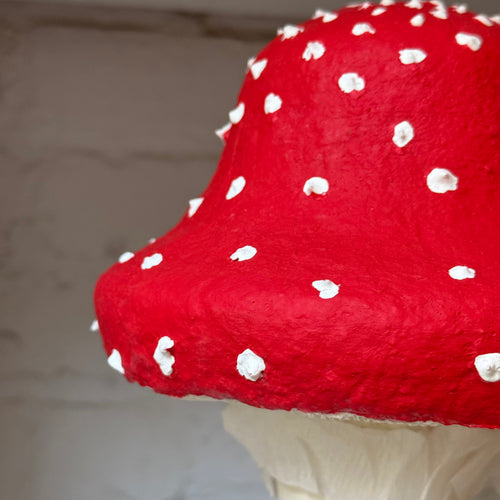 Handmade Wooden Mushroom Creation (#10) by Crystal Sloan