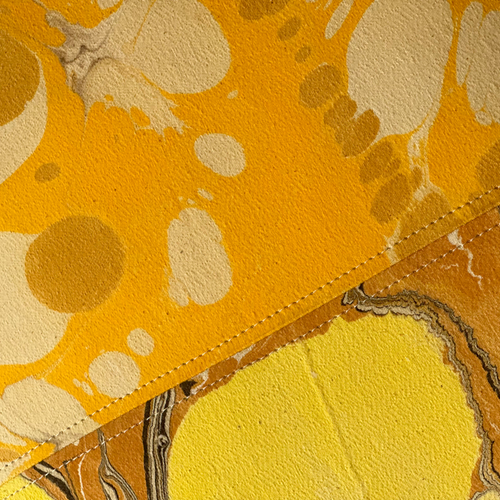 Hand Marbled One-of-a-Kind Pillow (SW727)