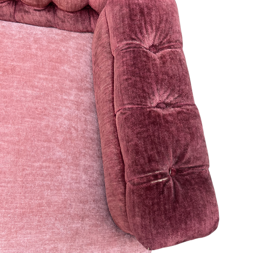 Late 19th-century Tufted Velvet Sofa