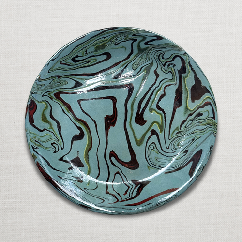 Marbled Dinner Plate Fontainebleau (FB #711)