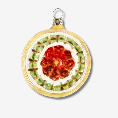 Double Red Reflector Ornament