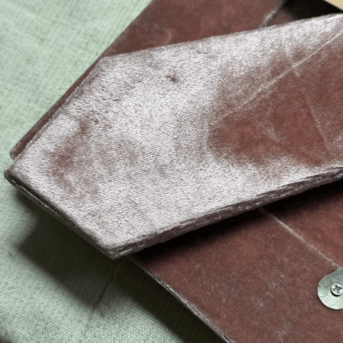 Sona Silk Velvet Tabletop Frame in Old Rose (#11)