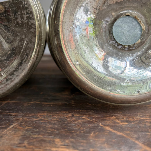 19th-century Mercury Glass Vase Pair (#10-11)