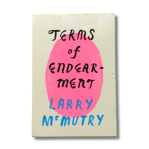 Leanne Shapton "Terms of Endearment" Painted Wooden Book