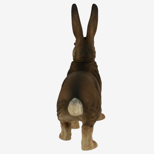 Large Walking Brown Easter Hare Container