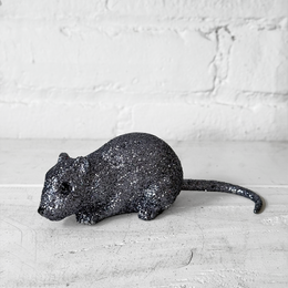 Medium Gunmetal Glitter Mouse