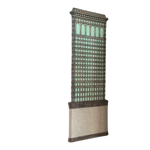 Glass Flatiron Building Light Sculpture by Adam Kurtzman