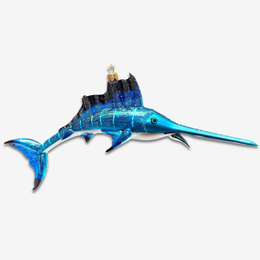 Blue Swordfish Ornament