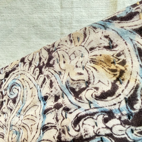 Vintage Sari Double Bedcover (JFDB-02)