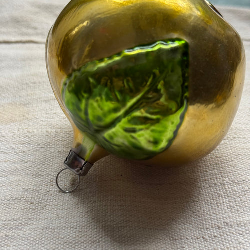 Nostalgic Big Yellow Apple Ornament