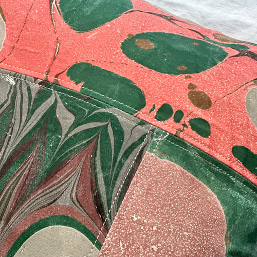 Hand Marbled One-of-a-Kind Pillow (SW729)