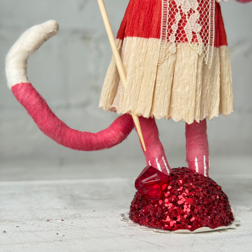 Spun Cotton Pink Valentine's Day Smitten Kitten #14