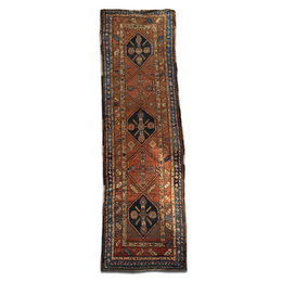 3'5" x 11'11" Antique Caucasian Runner