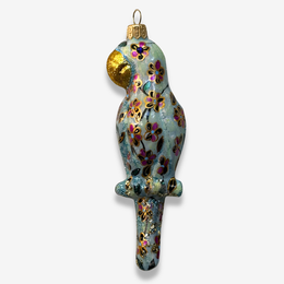 Flowery Parrot Ornament
