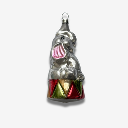 Elephant with Drum Ornament
