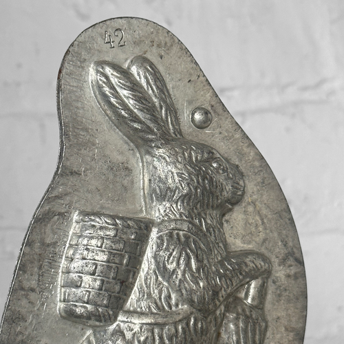 Antique Chocolate Rabbit Tin Mold (#15)