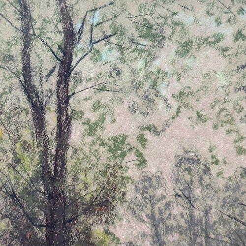 Evert Rabbers Early 20th-century Landscape Drawing (ER2414)