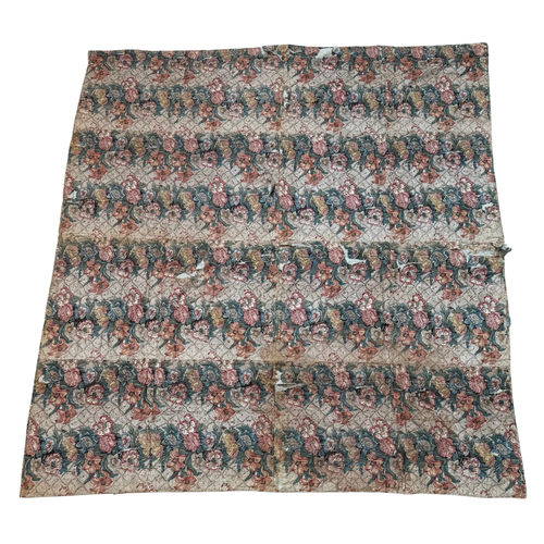 19th-century American Hand-Stitched Quilt