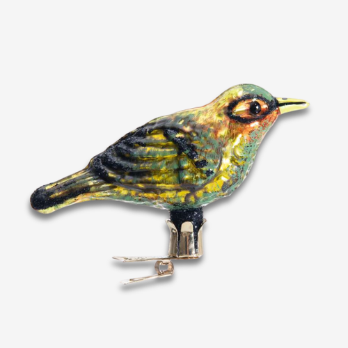Clip-on Yellow Bird Ornament