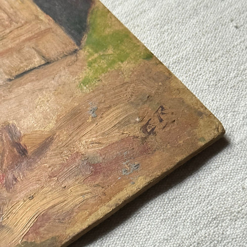 Evert Rabbers Landscape Painting (2317)