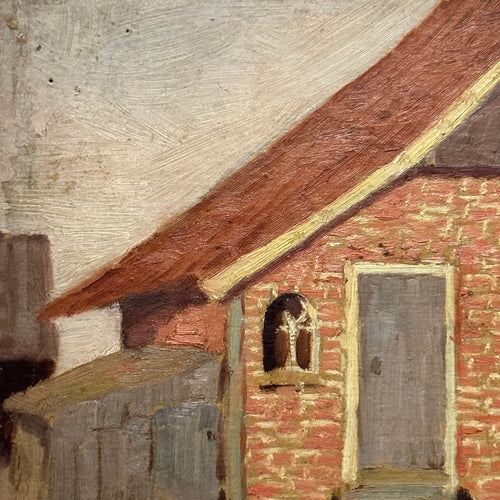 Evert Rabbers Landscape Painting (2317)