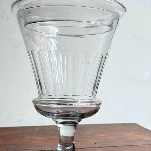 Large Footed 19th-century French Candy Jar (17K)