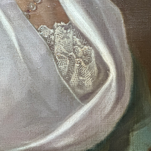 18th-century American Portrait of Betty Ferriss Bostwick by Richard Jennys (1734–1809)