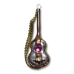 Nostalgic Guitar with Strap Ornament