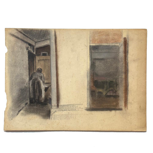 Evert Rabbers Early 20th-century Barn Drawing (ER2417)