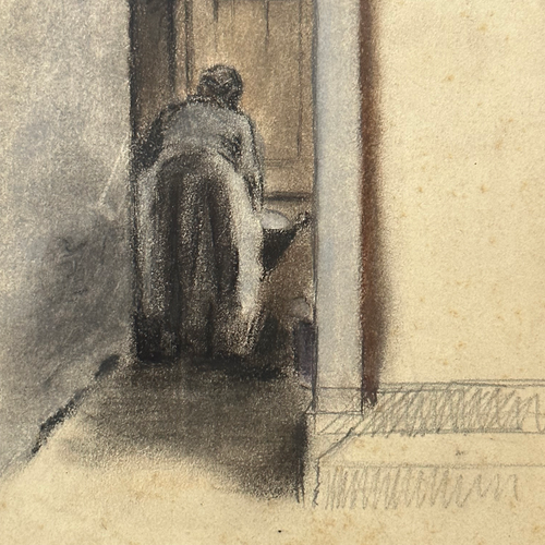 Evert Rabbers Early 20th-century Barn Drawing (ER2417)