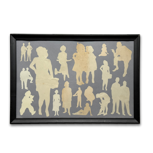Framed Mike Miller Silhouette Collage #1