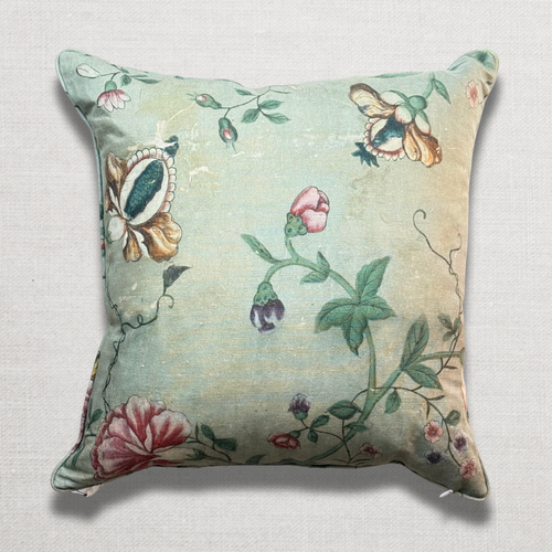 Custom John Derian for Pierre Frey "Le Paravent Chinois" Pillow in Original Green (#30)