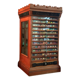 Early 20th-century Belding’s Silk Spool Thread Display Cabinet
