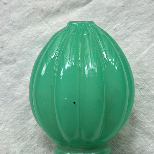 18th-century Italian Opaline Glass Newel Post Finial
