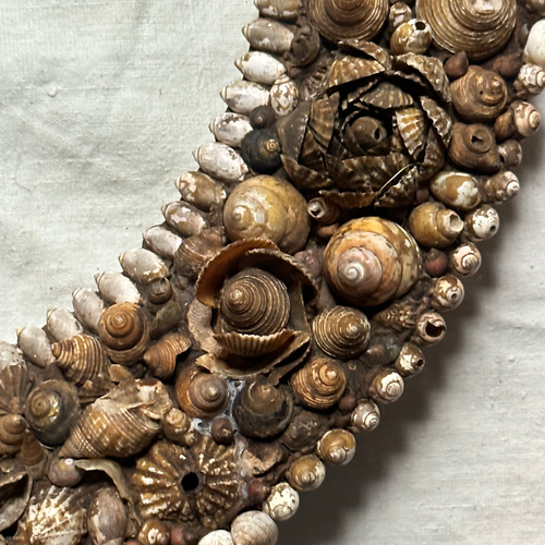 19th-century American Shell Frame