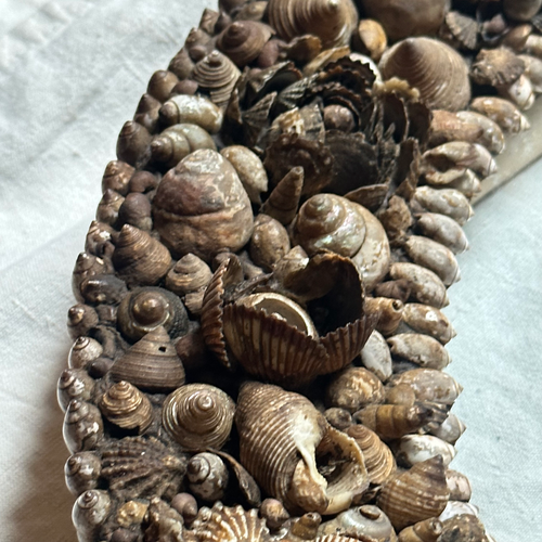 19th-century American Shell Frame